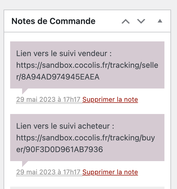 Capture d'écran création